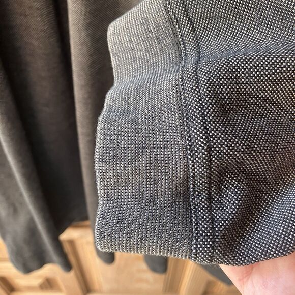 Cutter & Buck Long Sleeve Polo 3X Black & Beige 100% Cotton EUC 3XB 3TG - Picture 6 of 14